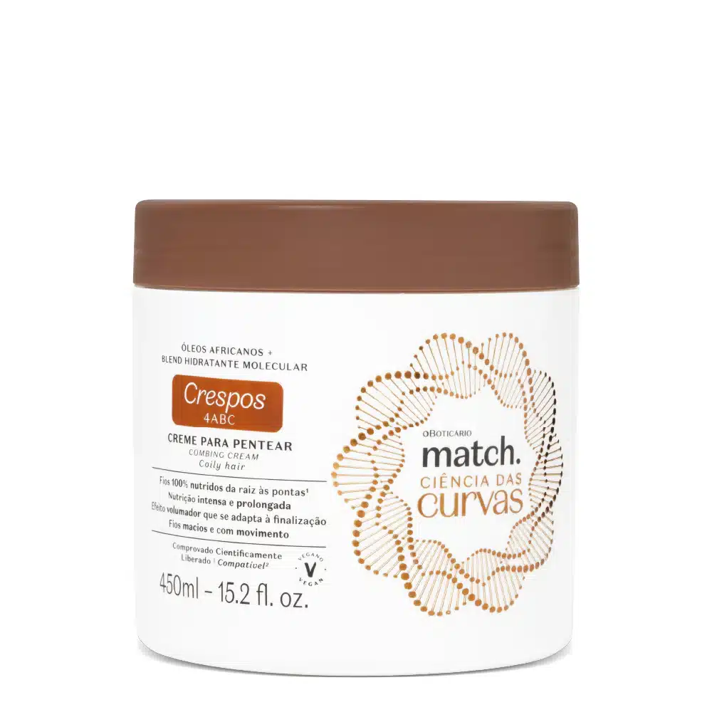52077_1000x.webp Creme para Pentear Cabelos Crespos Match Ciência das Curvas, 450ml - Image 1