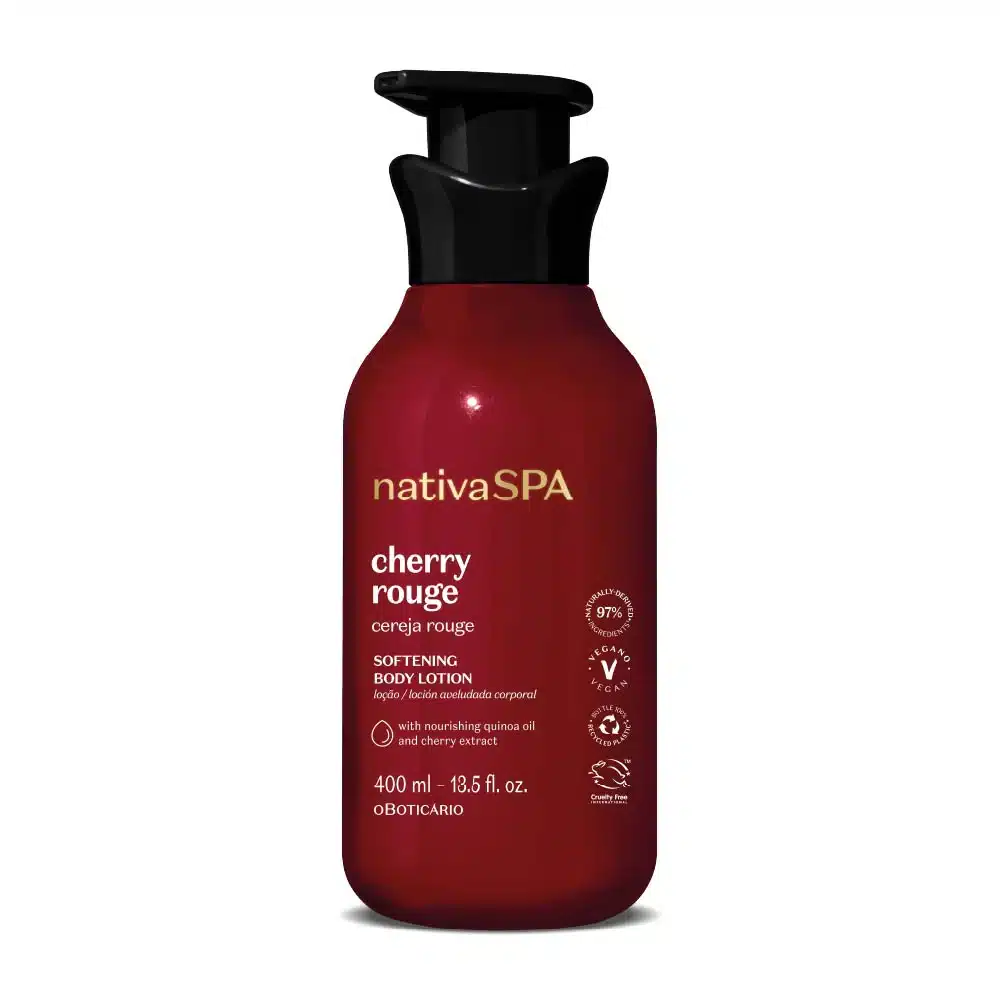 63300_01.webp Loção Corporal Aveludada Nativa Spa Cereja Rouge, 400ml - Image 1