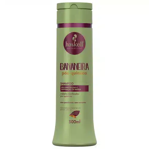 HASKELL-Pos-Quimica-Bananeira-Shampoo-300ml.webp Pós Quimica Bananeira Shampoo 300ml haskell - Image 1
