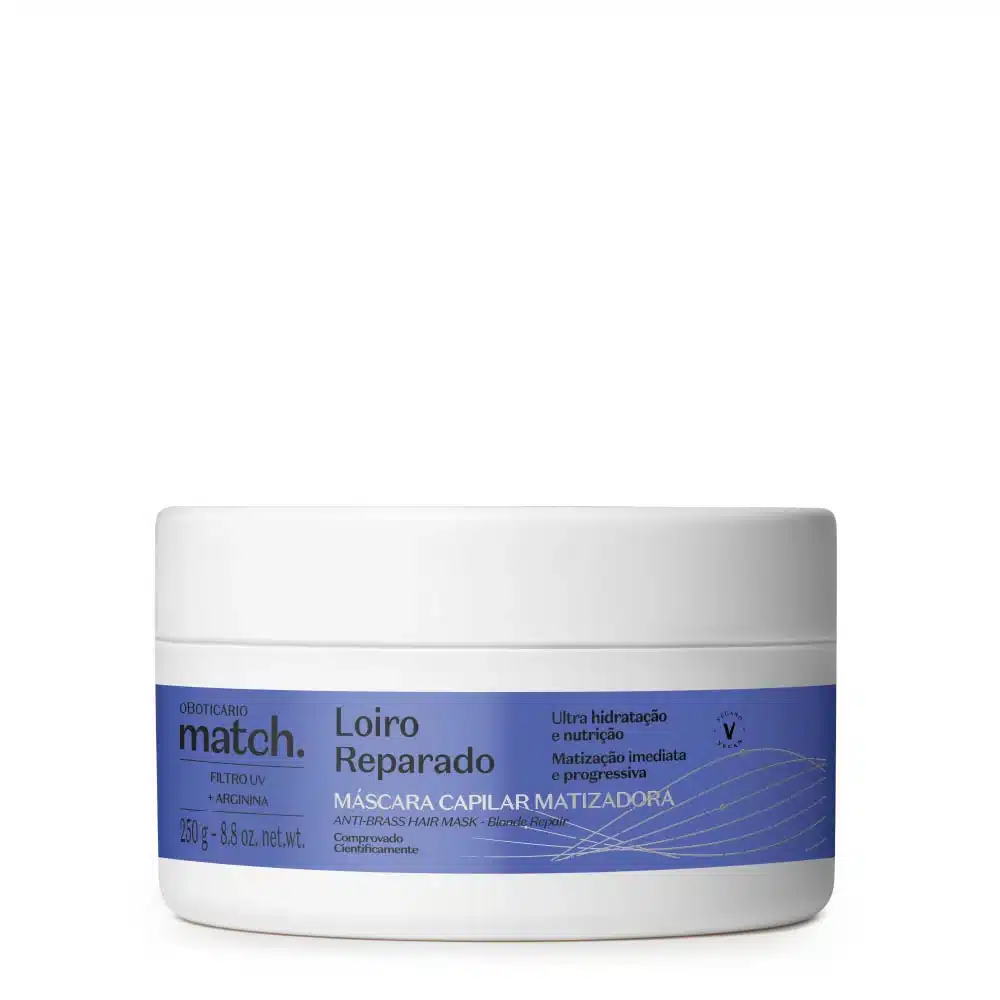 mascara-matizadora-match-loiro-reparado_1000x.webp Máscara Matizadora Match Loiro Reparado, 300ml - Image 1