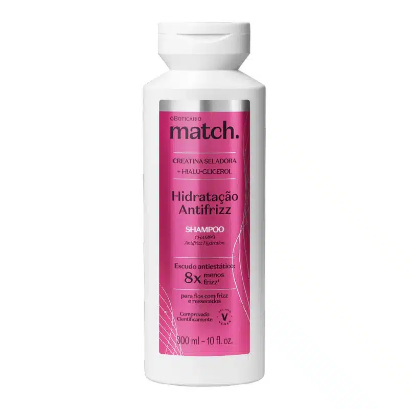 shampoo-match-hidratacao-antifrizz_800x.webp Shampoo Match Hidratação Antifrizz, 300ml - Image 1